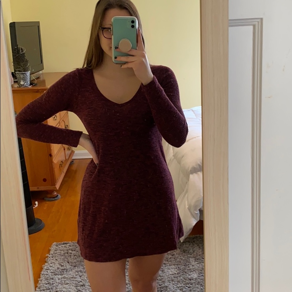 Express Long Sleeve Sweater Dress